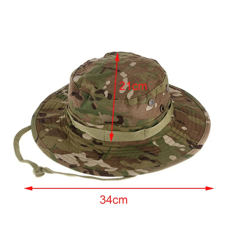 Chapeau camouflage BasicCamo Forêt